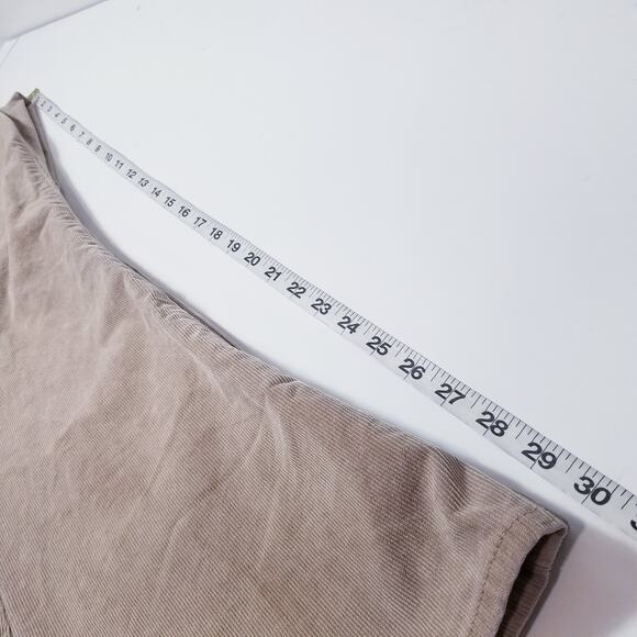 AEO American Eagle Corduroy Button Fly Super Hi-Rise Flare Pants - Picture 9 of 16